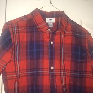 Boys Long Sleeved Button Down Shirt